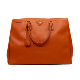 thumbnail saffiano large in epsom orange ghw - L'UXE LINK