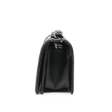 thumbnail Small Leboy In Black/Iridescent Chevron Embossed Calfskin Flap Bag PHW Seri 24 - L'UXE LINK