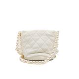 thumbnail Matelasse Pearl Chain White In Lambskin GHW Seri 31 - L'UXE LINK
