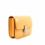 thumbnail celine box medium shiny surface cow leather yellow PHW - L'UXE LINK