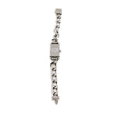 thumbnail 29mm Nantucket diamond watch in black dial/steel - L'UXE LINK