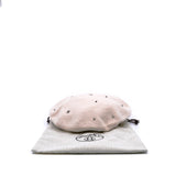 thumbnail woolen hat with silver studs in white - L'UXE LINK