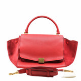thumbnail trapeze bag medium leather red ghw - L'UXE LINK