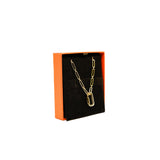 thumbnail Permabrass Curiosite Long Necklace GHW - L'UXE LINK