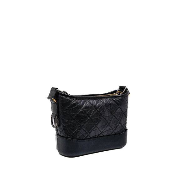 Gabrielle Small Bag Black Calf Leather Seri 30