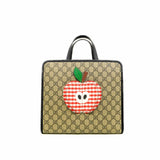 thumbnail Children’s GG Supreme Canvas/Leather With Apple Tote Bag PHW - L'UXE LINK
