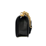thumbnail Medium Leboy Chevron In Black Caviar Leather Flap Bag GHW Seri 26 - L'UXE LINK