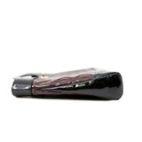 thumbnail 31 Mini Black/Burgundy Quilted Patent Leather Handbag GHW Seri A9A5XXXX - L'UXE LINK