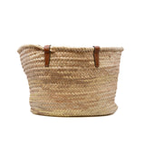 thumbnail celine classic panier in palm leaves and calfskin big size - L'UXE LINK