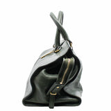 thumbnail Chyc Cabas Tote Medium green Leather Aged Gold - L'UXE LINK