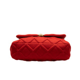 thumbnail Maxi 19 Jersey Red Lambskin Quilted Flap Bag Multi Hardware Seri 29 - L'UXE LINK