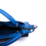 thumbnail mini city in swift leather blue ruthenium hw - L'UXE LINK