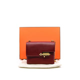 thumbnail mini verrou chain bag wine red goat leather ghw D stamp
