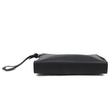 thumbnail zippy letter clutch in leather black phw - L'UXE LINK