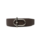 thumbnail Ithaque 38mm Belt Buckle And Reversible Togo/Box Leather Black/Chocolat Strap Size 85 - L'UXE LINK