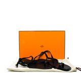 thumbnail Sandalen aus leader in black size 36