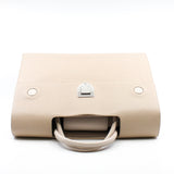 thumbnail Large Diorever In Beige Calfskin Handbag PHW With Strap - L'UXE LINK