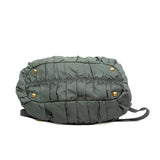 thumbnail Gaufre Nylon Tote Dark Green GHW - L'UXE LINK