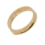 thumbnail band ring 18k rose gold no diamond size 8 - L'UXE LINK