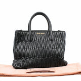 thumbnail tote lambskin black - L'UXE LINK