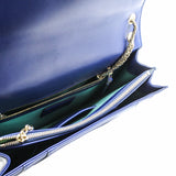 thumbnail SERPENTI DOUBLE FLAP CHAIN BAG DARK BLUE GHW - L'UXE LINK