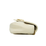 thumbnail GG Marmont White Leather Mini Bag GHW - L'UXE LINK