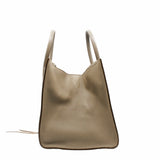 thumbnail Luggage Bag Medium Smooth Leather   grey - L'UXE LINK