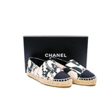 thumbnail Espadrilles popchill in canvas white/black #35
