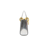 thumbnail lady dior in silver patent with strao GHW