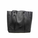 thumbnail Everyday Black Calfskin Tote Bag M - L'UXE LINK