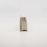 thumbnail Le Soleil Tarot In White Lambskin Leather Pouch Clutch GHW - L'UXE LINK