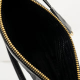 thumbnail 2002 leather shoulder bag in shinny black