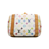 thumbnail Priscilla Handbag Monogram Canvas White/Multicolor GHW 2006 - L'UXE LINK
