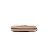 thumbnail Zippy Compact Wallet Pink Leather GHW - L'UXE LINK