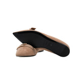 thumbnail ballerines douce suede Nude loafer #37.5