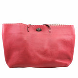 thumbnail Tote Bag Leather Red - L'UXE LINK