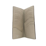 thumbnail Taiga Leather Brazza Grey Long Wallet - L'UXE LINK