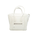 thumbnail Micro Luggage In White Calfskin PHW - L'UXE LINK