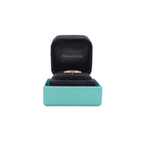 thumbnail True band 18k rose gold with diamonds 2.5mm size 6 - L'UXE LINK