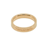 thumbnail band ring 18k rose gold no diamond size 8 - L'UXE LINK