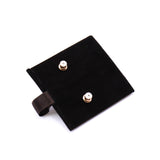 thumbnail Eileen In Black And Rose Gold Plated Metal Earrings - L'UXE LINK