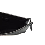 thumbnail zippy letter clutch in leather black phw - L'UXE LINK
