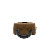 thumbnail Camera Box Monogram Reverse Canvas Handbag GHW With Strap - L'UXE LINK