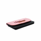 thumbnail card holder leather pink black ghw - L'UXE LINK