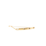 thumbnail Atlas Pierced Bar Diamond 18k Yellow Gold Bracelet - L'UXE LINK