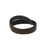thumbnail Ithaque 38mm Belt Buckle And Reversible Togo/Box Leather Black/Chocolat Strap Size 85 - L'UXE LINK