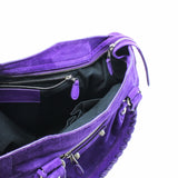 thumbnail city medium suede purple phw - L'UXE LINK