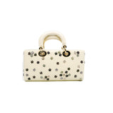 thumbnail D-Joy Bag in white Crocodile with crystal flower PHW