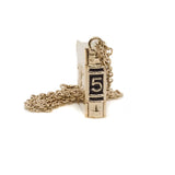 thumbnail Enamel Lion Book Locket Pendant Necklace GHW - L'UXE LINK