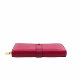 thumbnail Y LOGO CALFSKIN LEATHER wallet red rose - L'UXE LINK